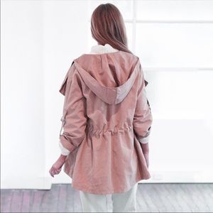 Light pink windbreaker